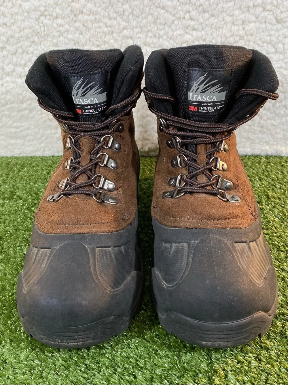 Itasca Ice Breaker Thinsulated Winter Boots Men's Size 7 Brown Suede #6442694